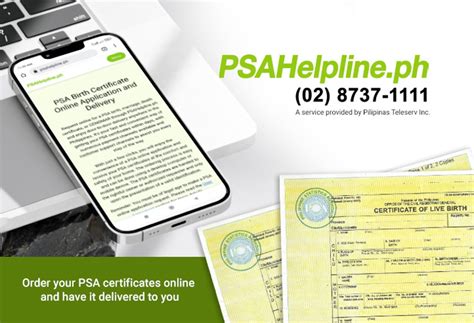 crs.appointment.psahelpline|PSA Birth Certificate Online Delivery Service.